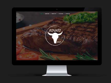 Diseño web para Al Punto Beef en Málaga